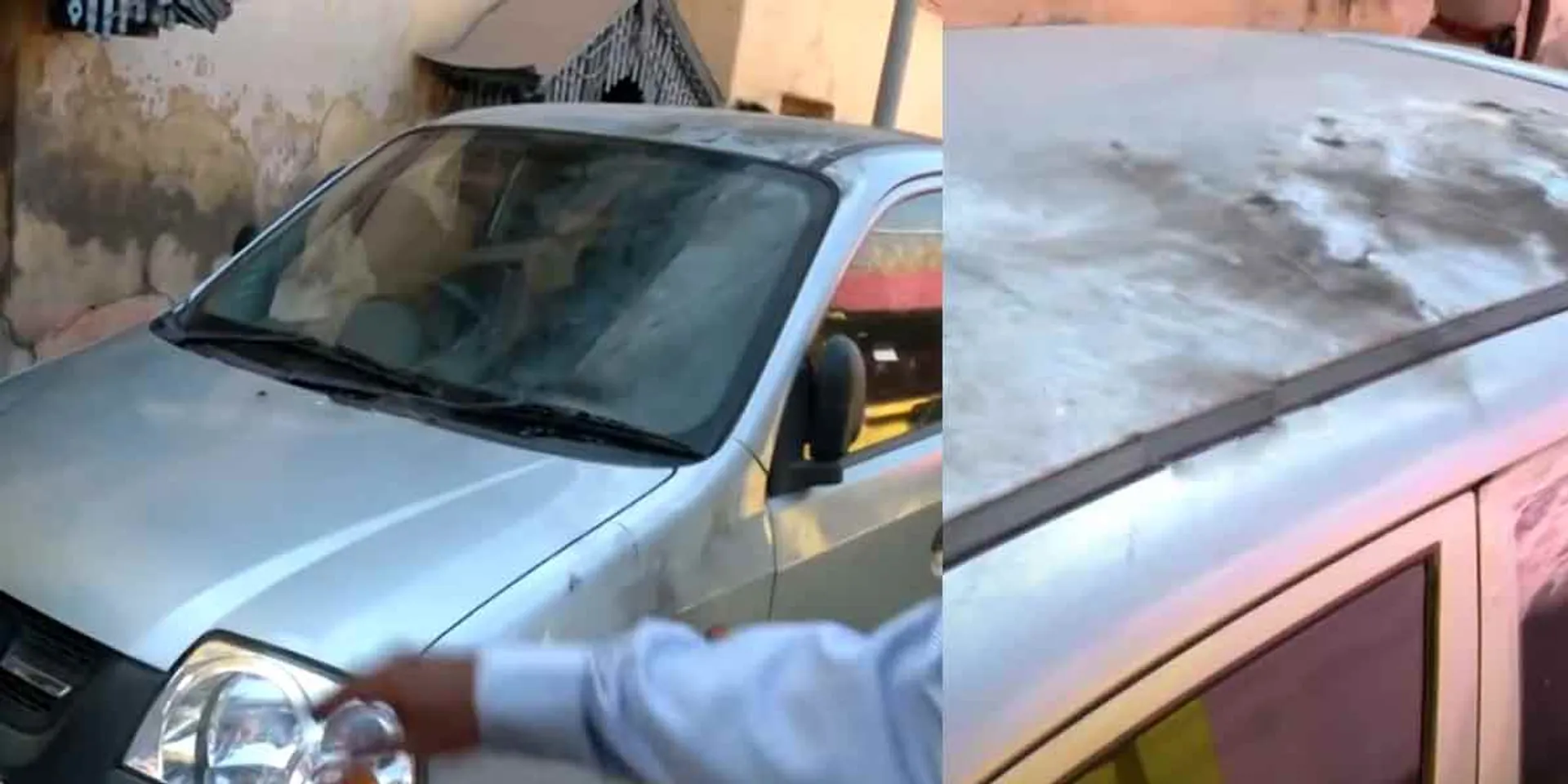 The car of the Hindu leader was set on fire.. Again, excitement in Coimbatore!