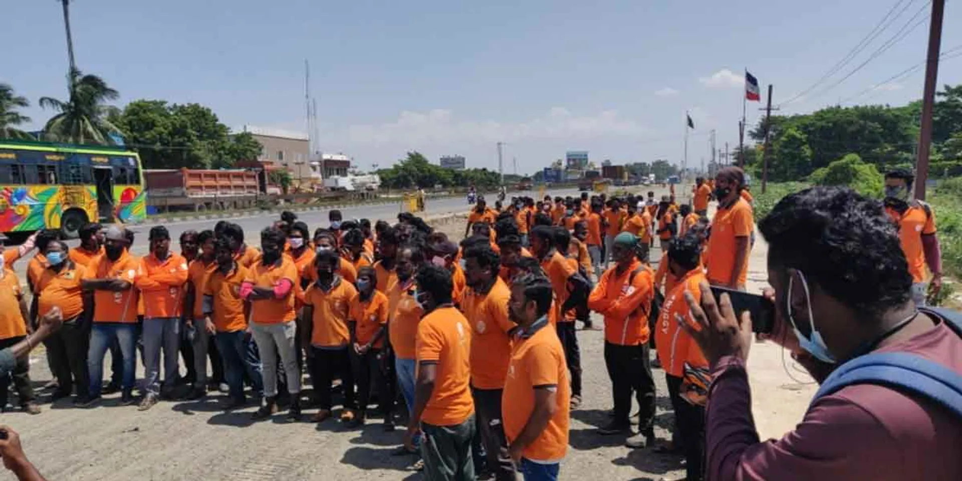Trekking towards Bangalore...Swiggy staff's next project!