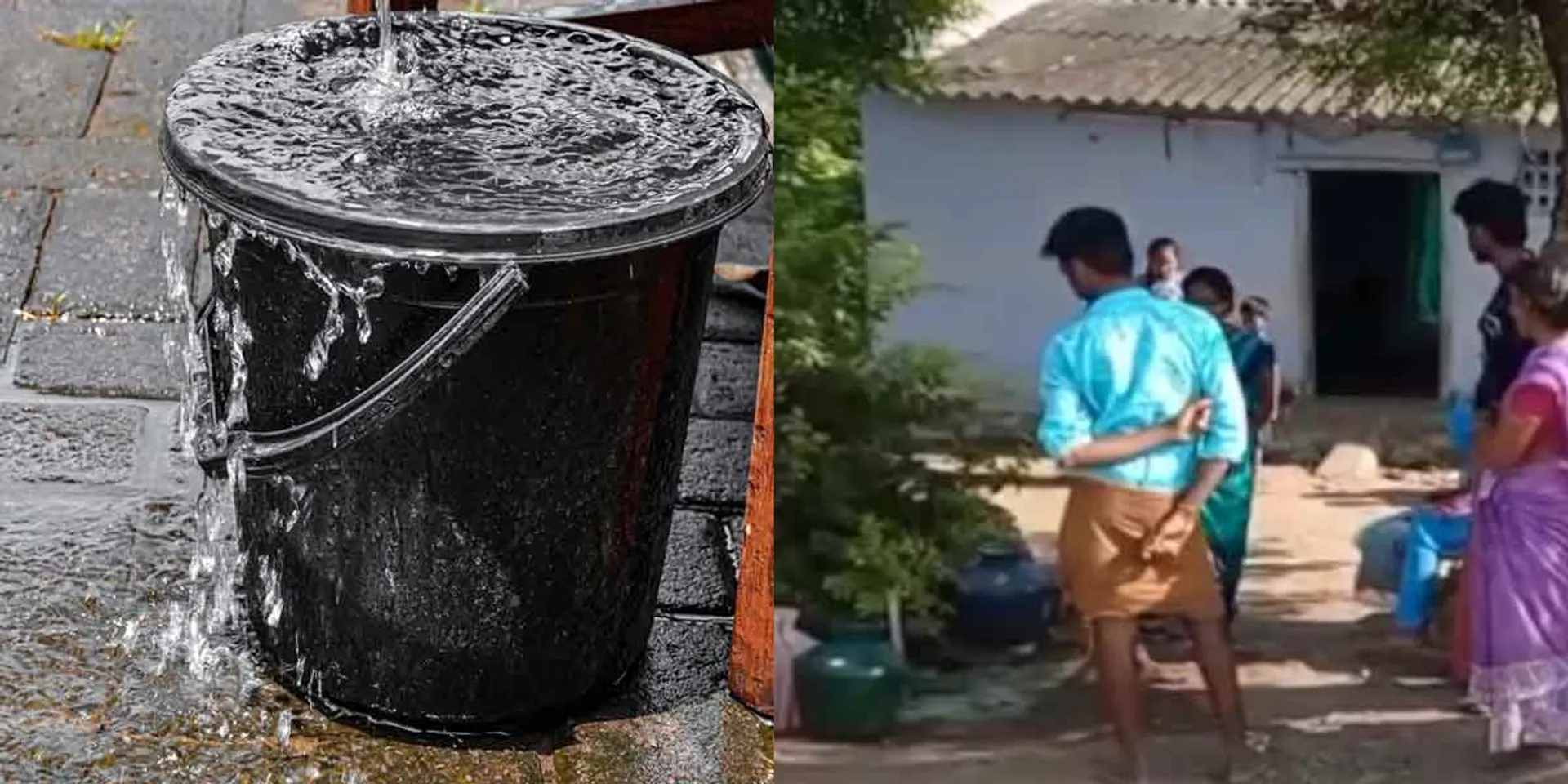 bucket water incident in namakkal 