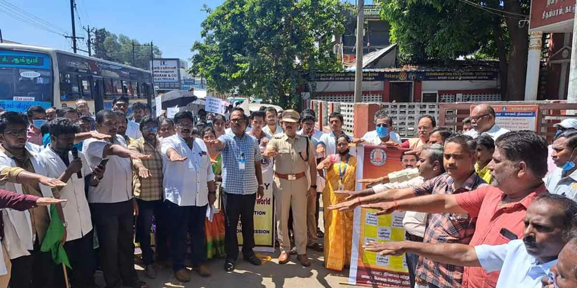 Anti-narcotics awareness rally in Chidambaram