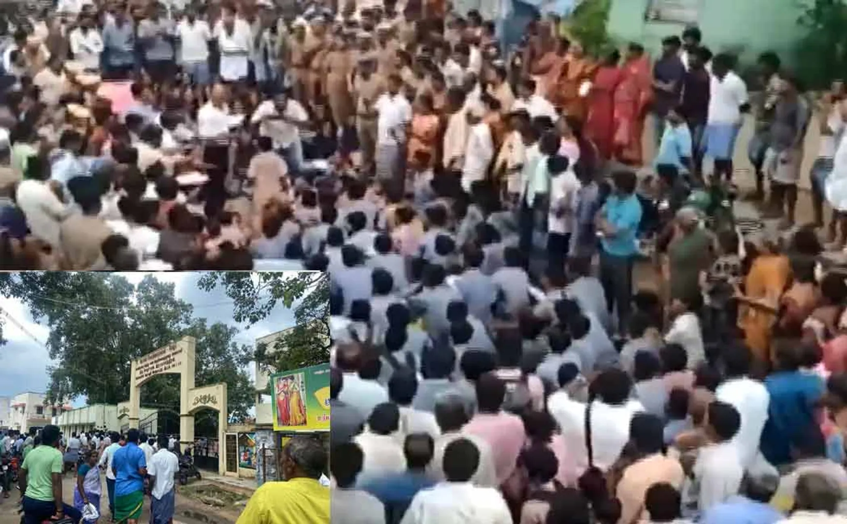 “Punishment for the teacher?”- Students protesting in support of the sacked teacher