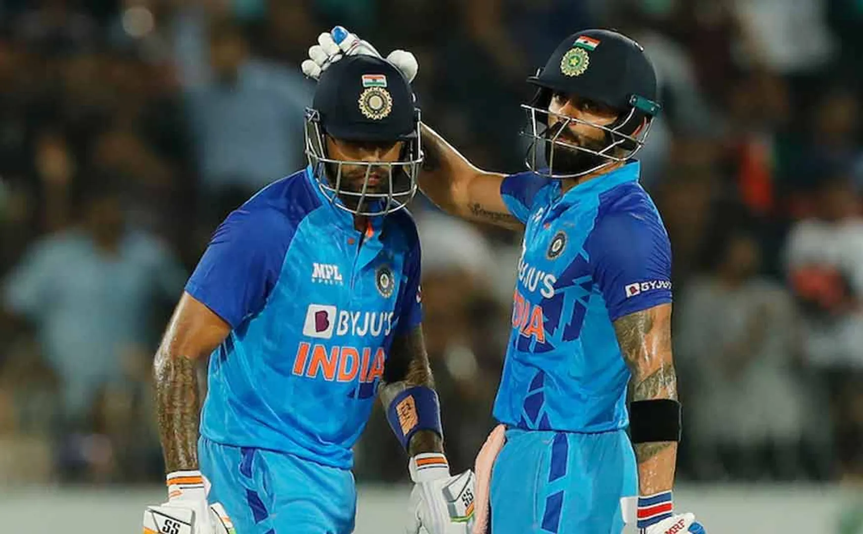 T20 with Aussie. Indian team won..  