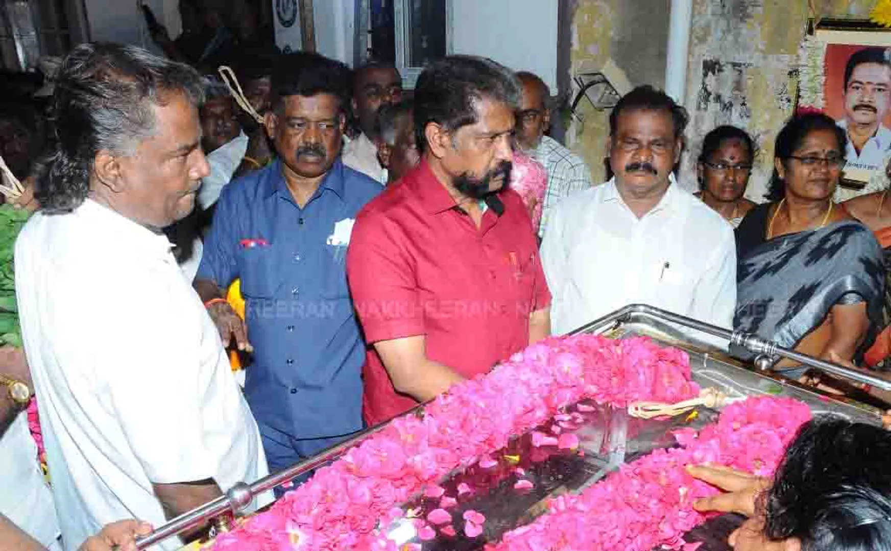 nakkheeran editor pays tribute to PK Devarajulu body!