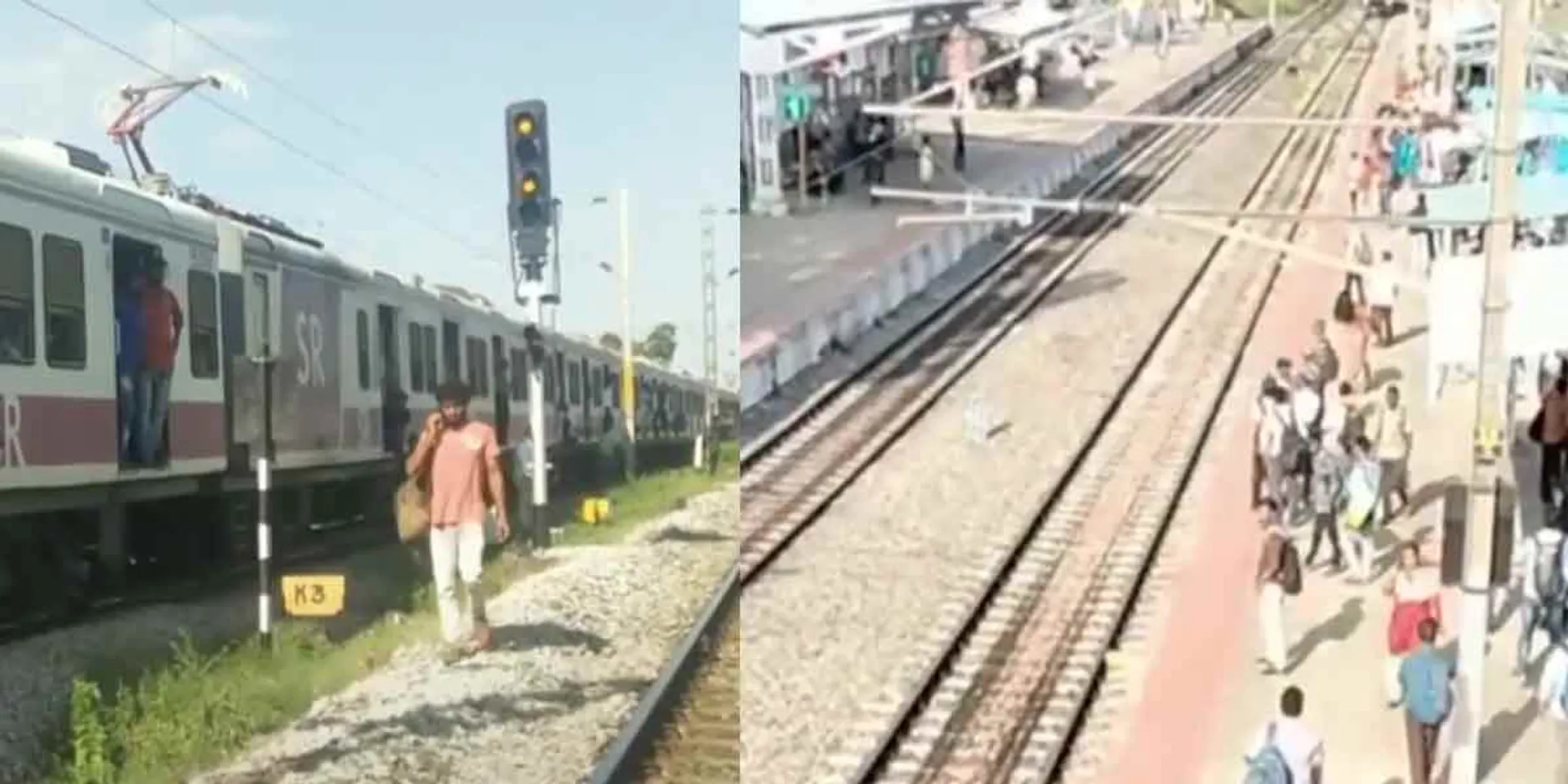 Point signal failure...trains stopped...passengers suffer