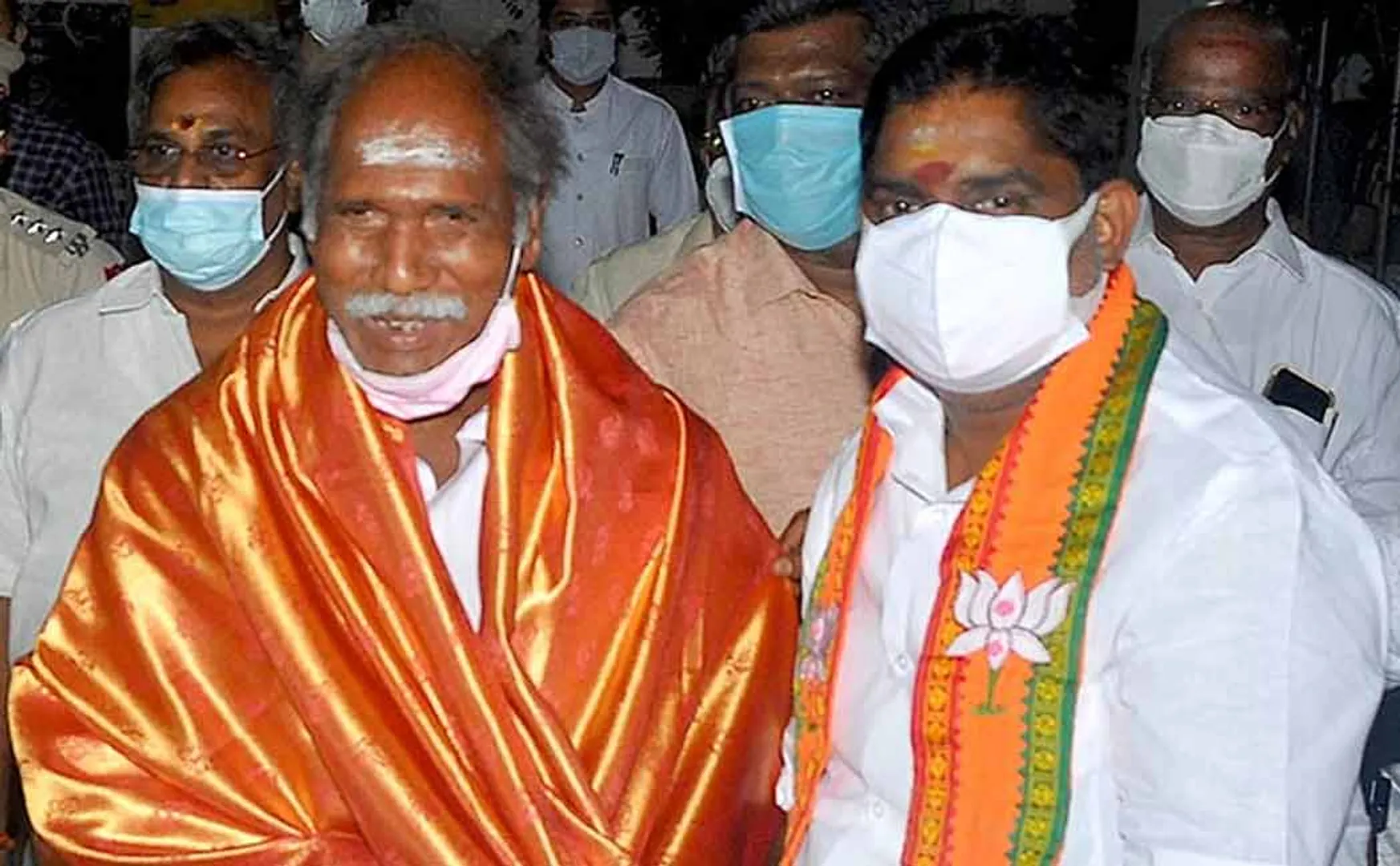 "Our support is for NR Congress leader and Puducherry Chief Minister Rangasamy" - BJP Minister Namachivayam