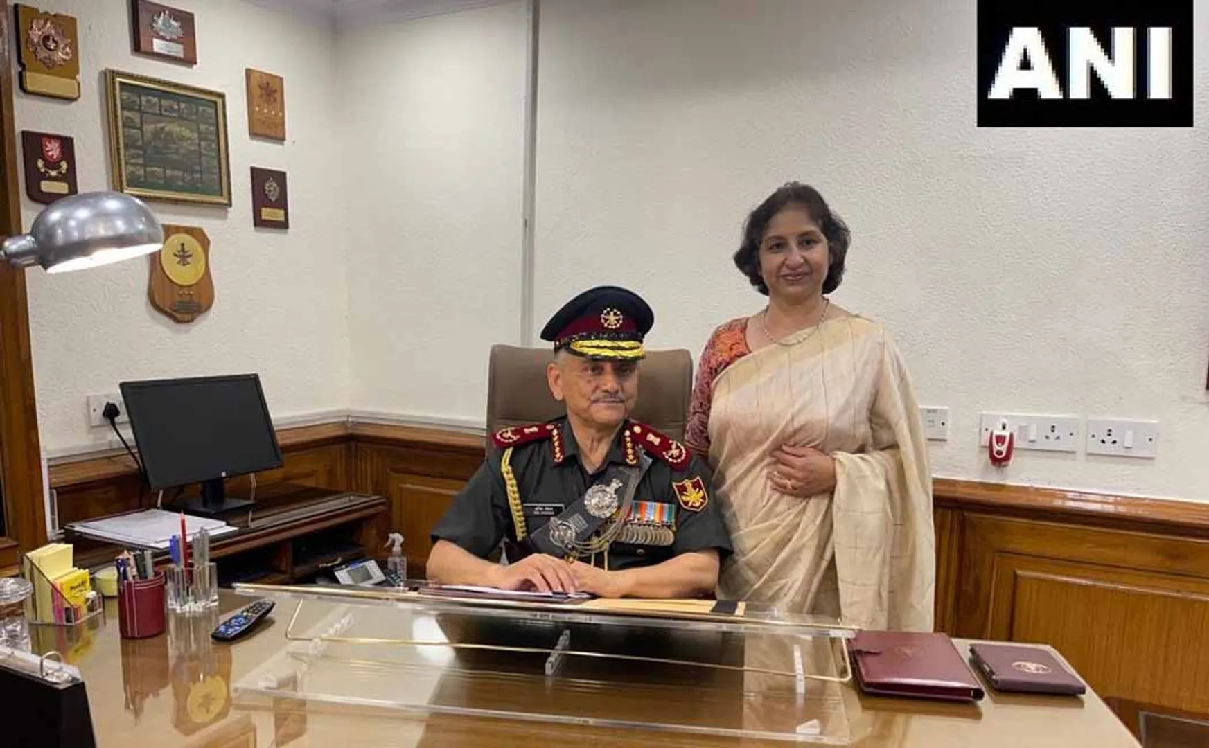 Anil Chauhan sworn in as the Commander-in-Chief of the three forces!