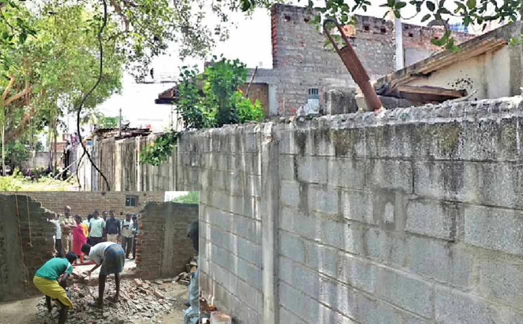 People's Seven Years' Struggle; A wall of untouchability removed
