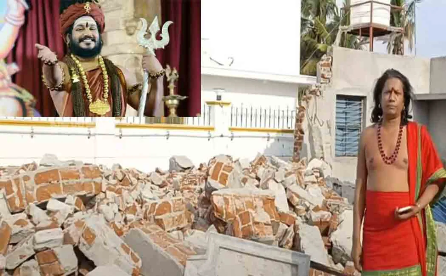  "They damaged my ashram thinking it was Nithyananda.. 216 diamonds are missing" - Bhaskarananda