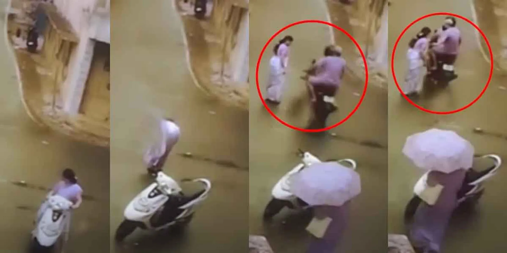 Chain snatching at the place where Kammal went to search... CCTV footage going viral