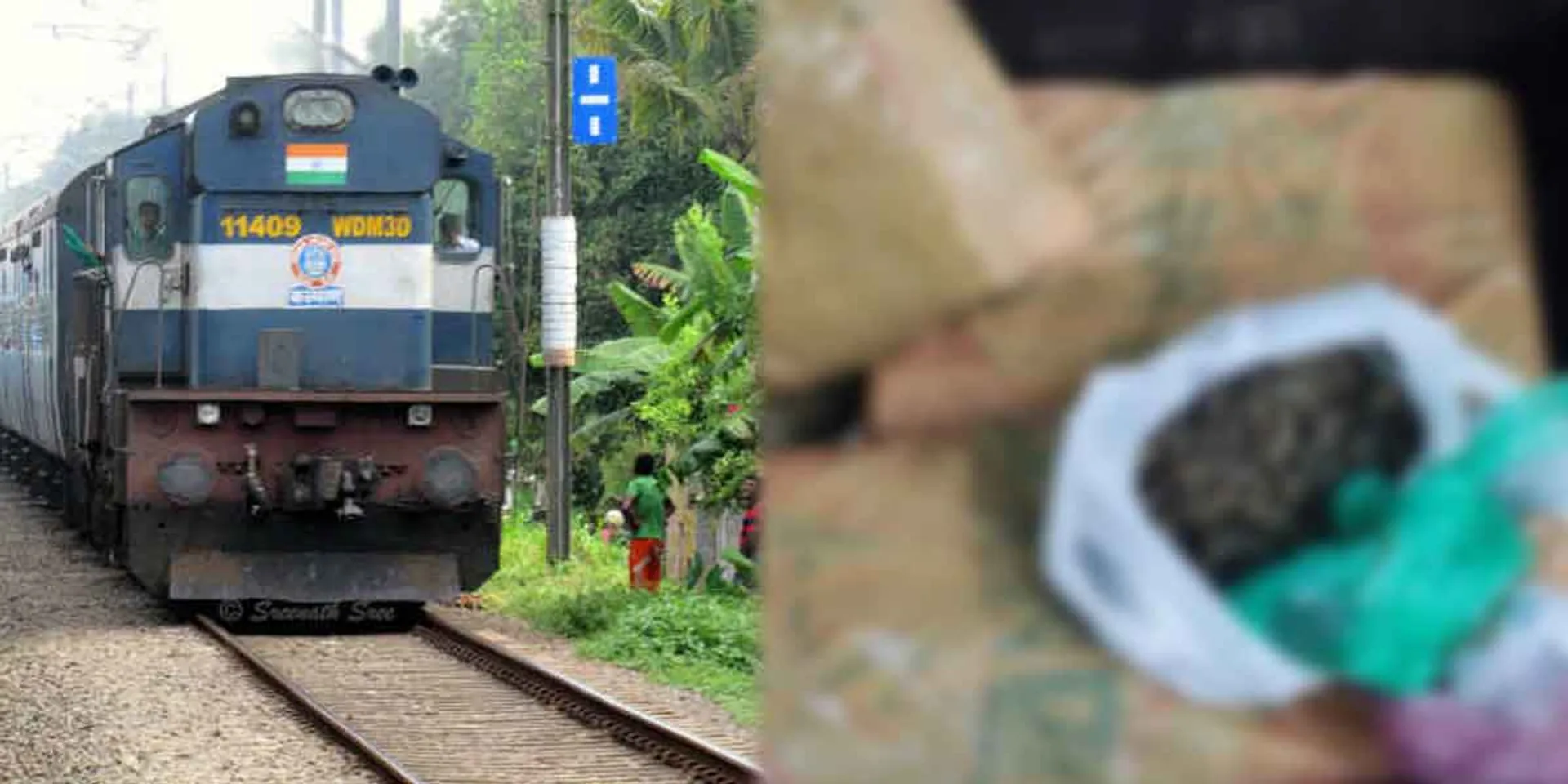 4 kg of ganja was caught in a train bound for Kerala