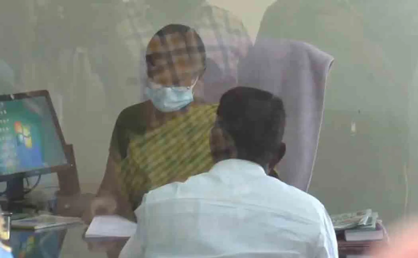 Refusal to allow reporters inside the pollution control engineer's office!