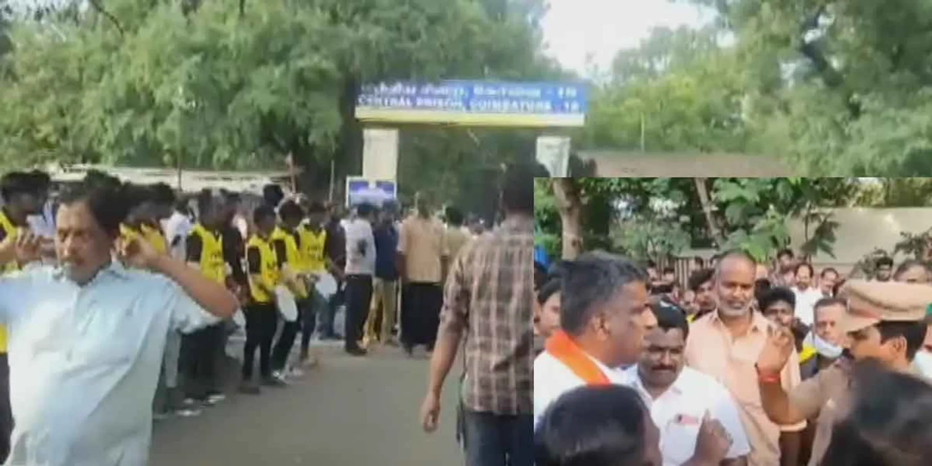 Reception at the door of the jail with drums... Police again case against BJP