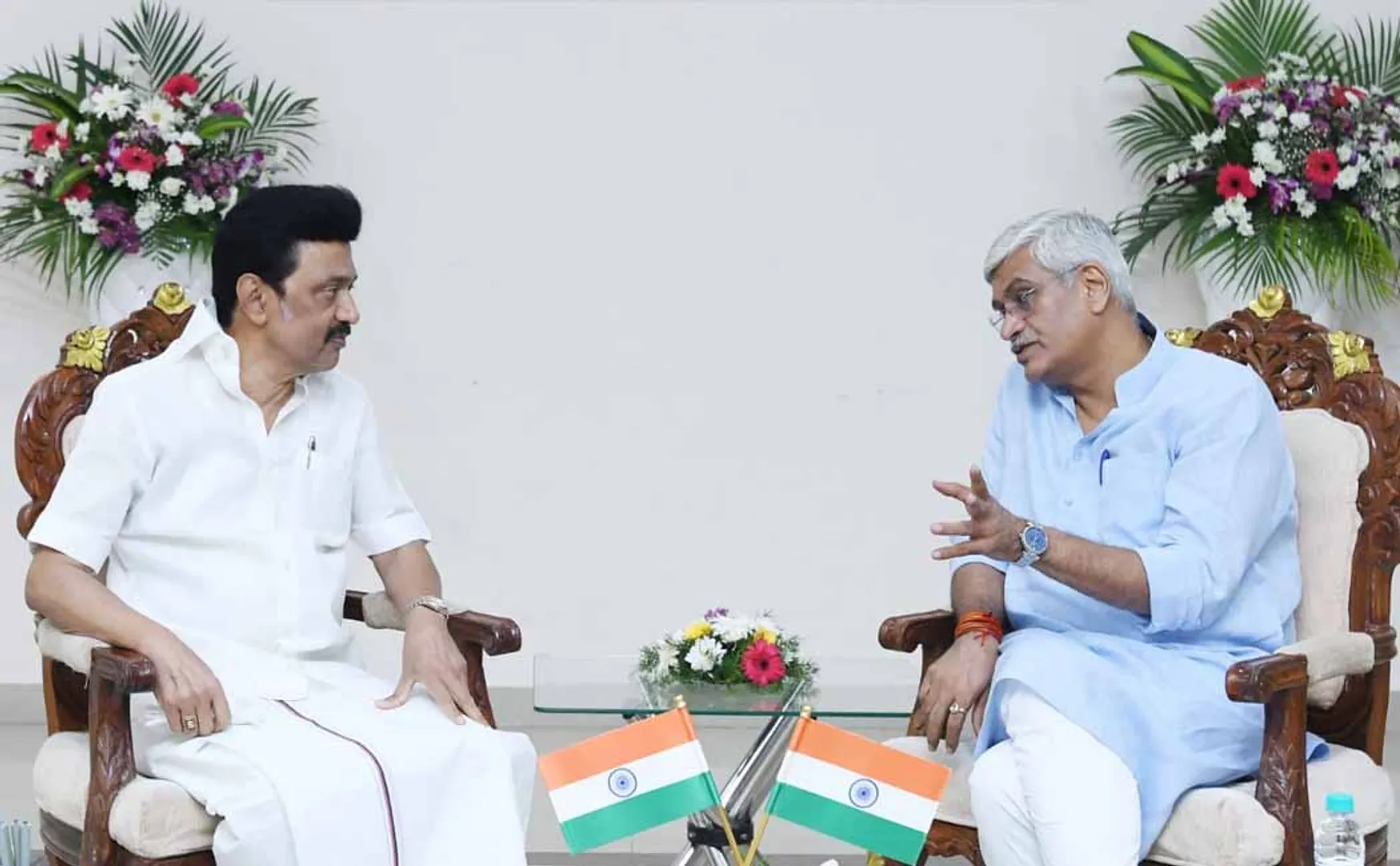 Union Minister meeting with Tamil Nadu Chief Minister!