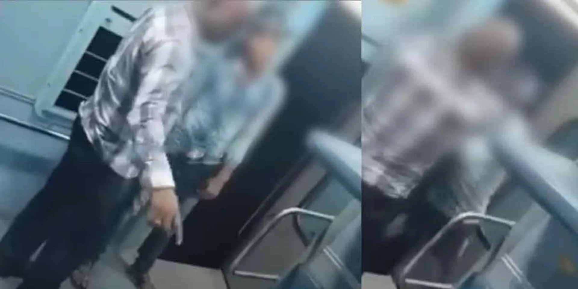 Man Pushes Youth From Moving Train- Video Goes Viral