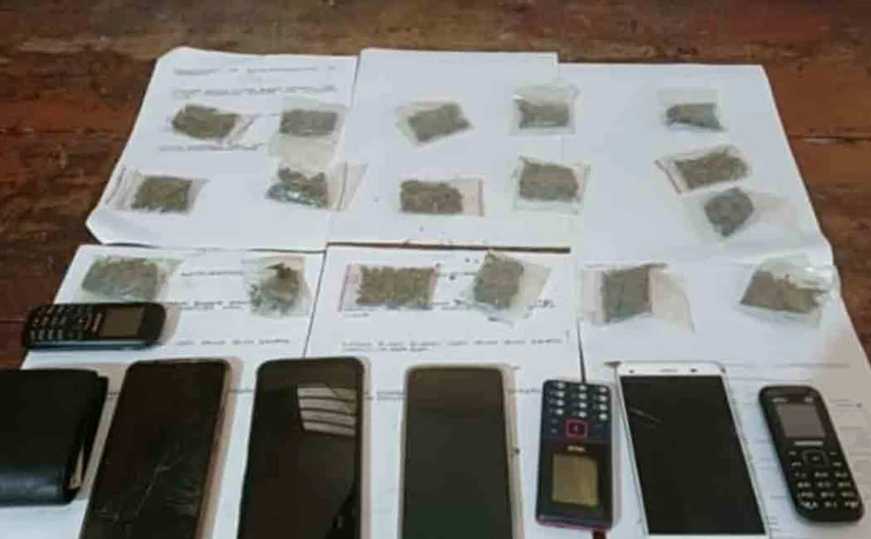 Six people, including a school boy, were arrested for selling Cannabis to students!
