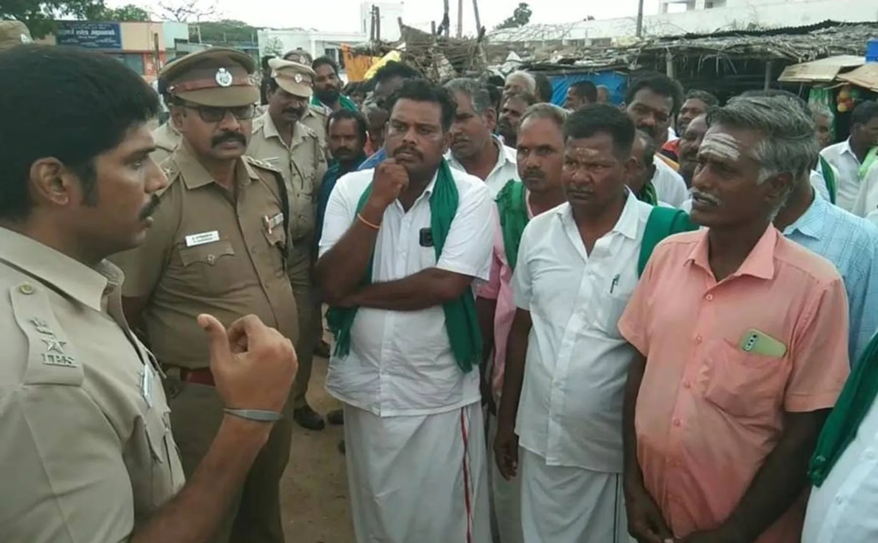 farmers arrested cuddalore