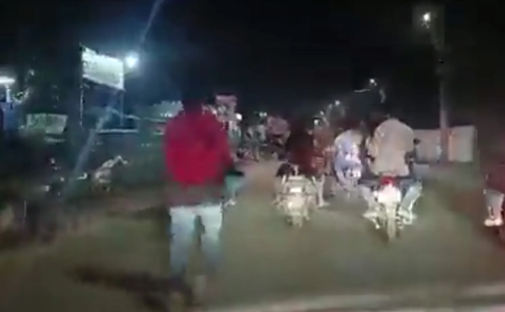 gang tied rope friend and dragged him road for not paying money