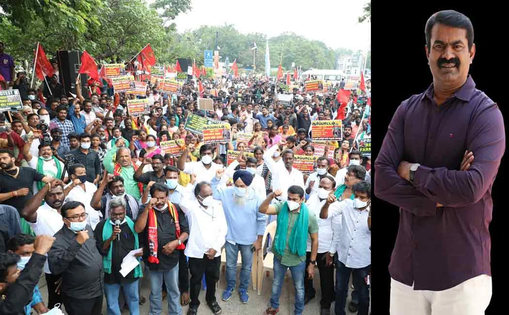 "NTK will be the main force in the field of language war" NT rally against Hindi imposition