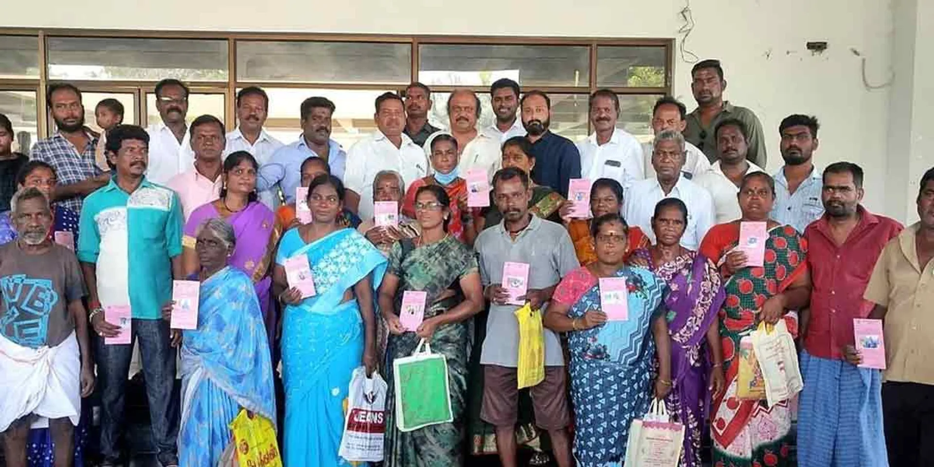  Due to continuous efforts of DMK MLA, 15 homeless poor people have been allocated houses by the government!