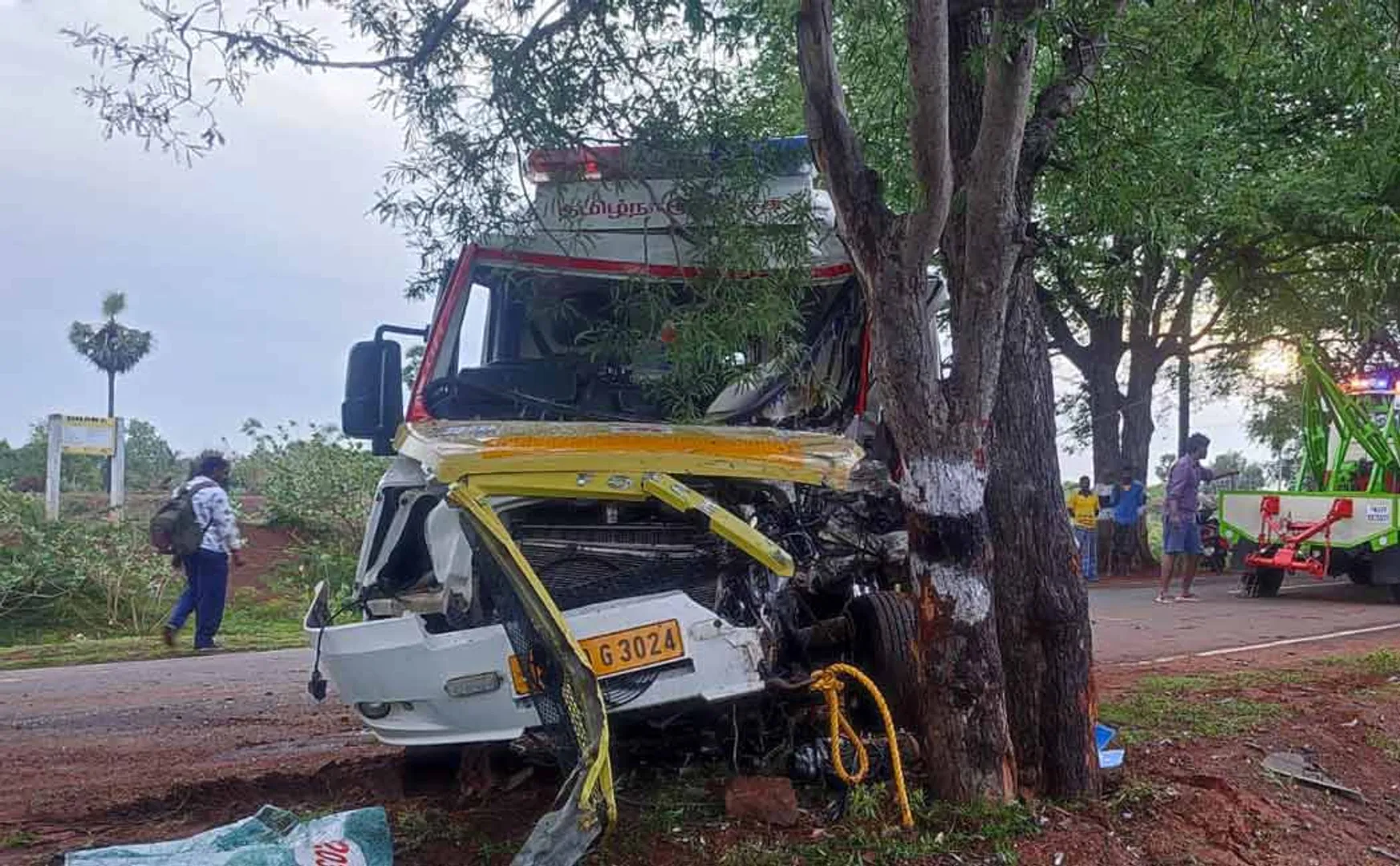 Ambulance accident, pregnant woman with a baby passed away