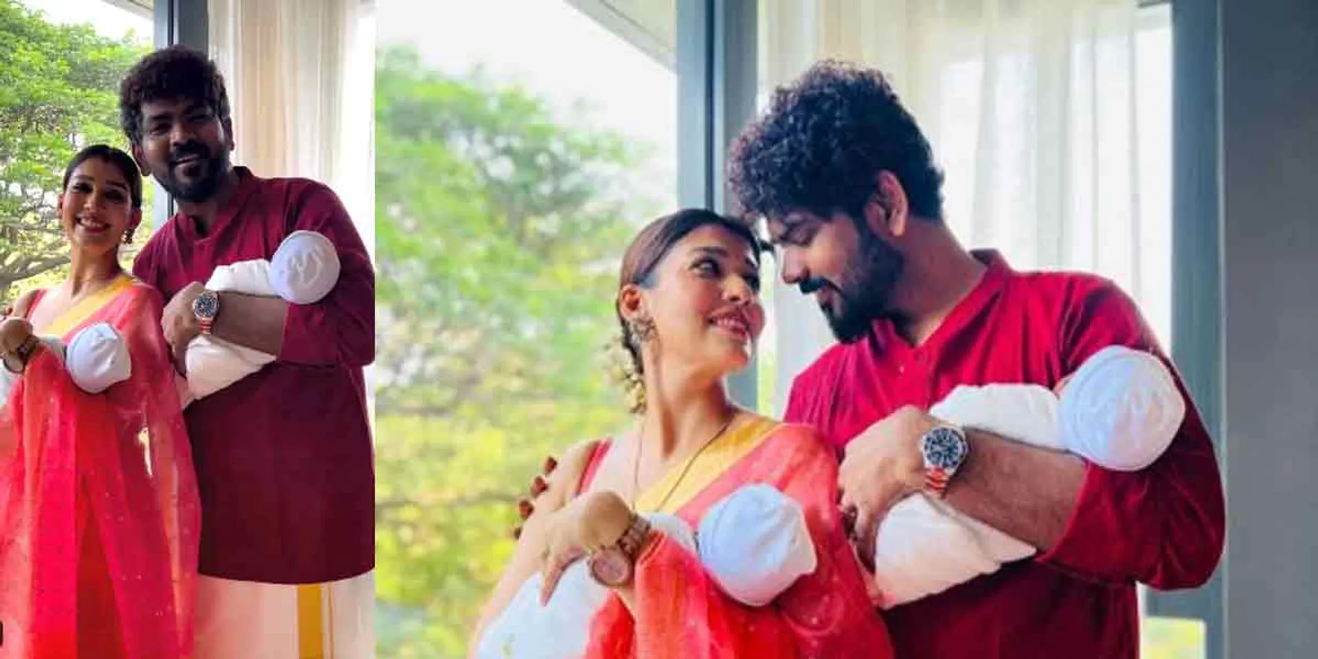 "Happy Diwali..." - Vicky Nayan with twins