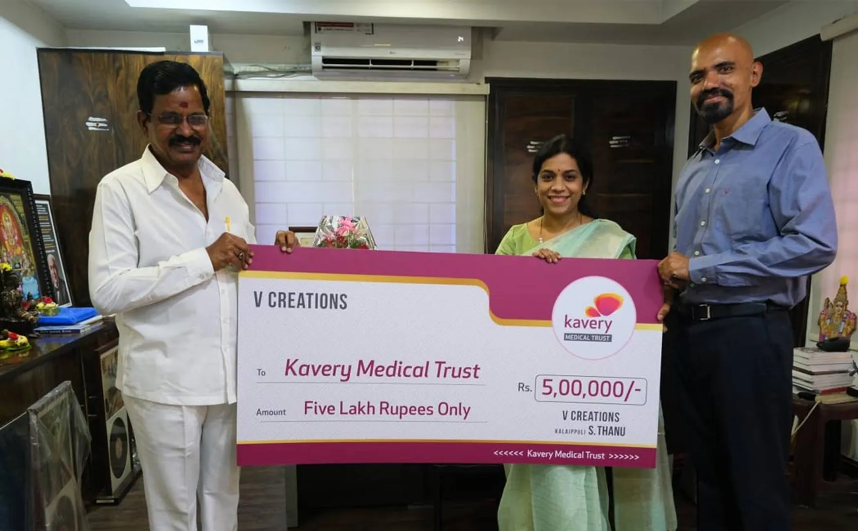 Thanu donated rs5 lakhs 33 year old woman undergoing treatment for lung disease 