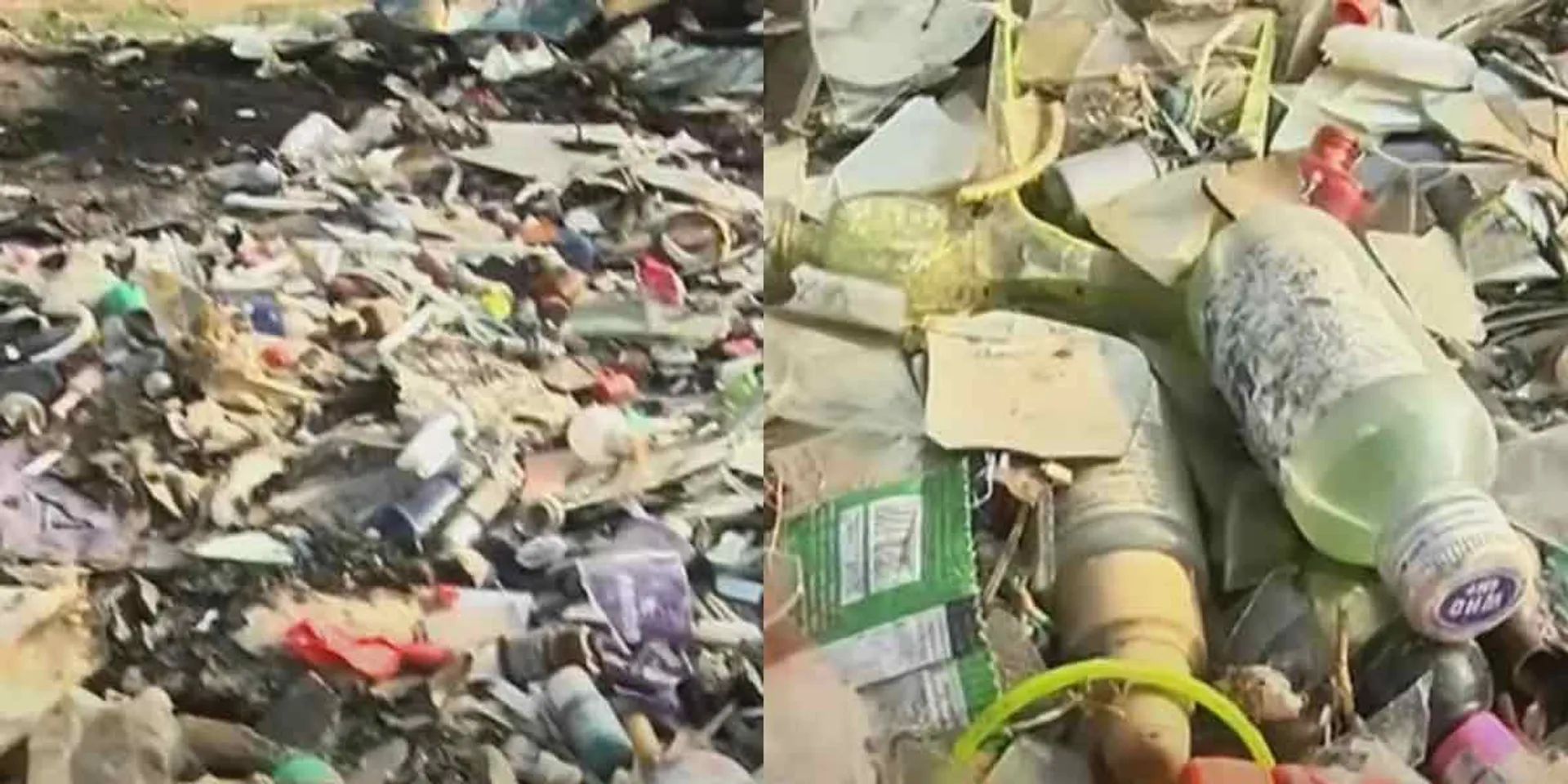 of medical waste dumped - public complaint