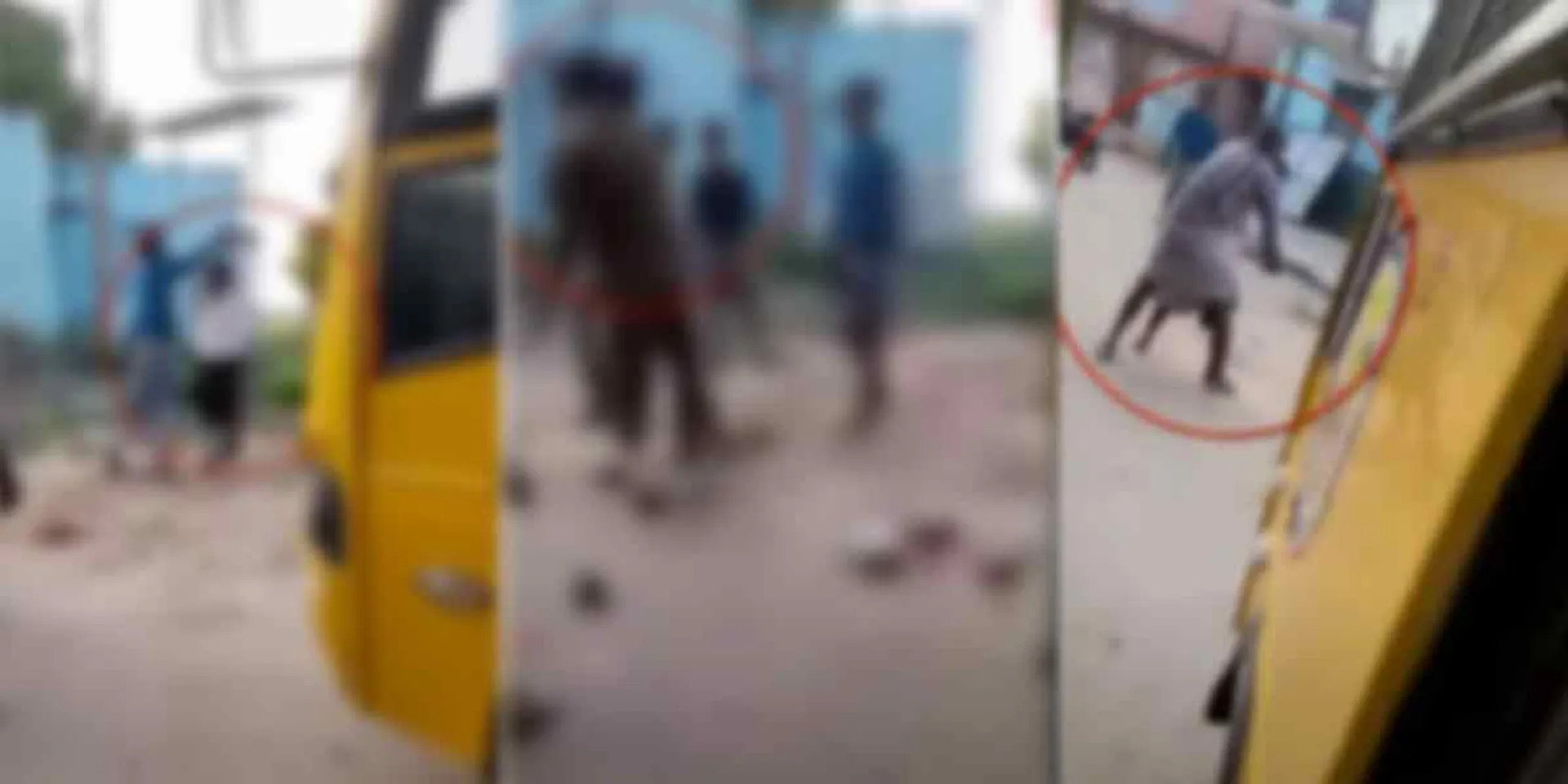 Intoxicated attack on school van - Police investigation