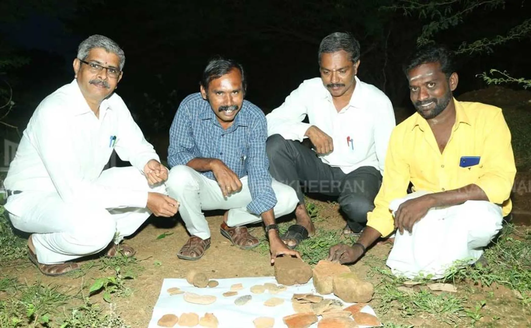 2000 year old pot with Tamil script found  Pandyan Fort