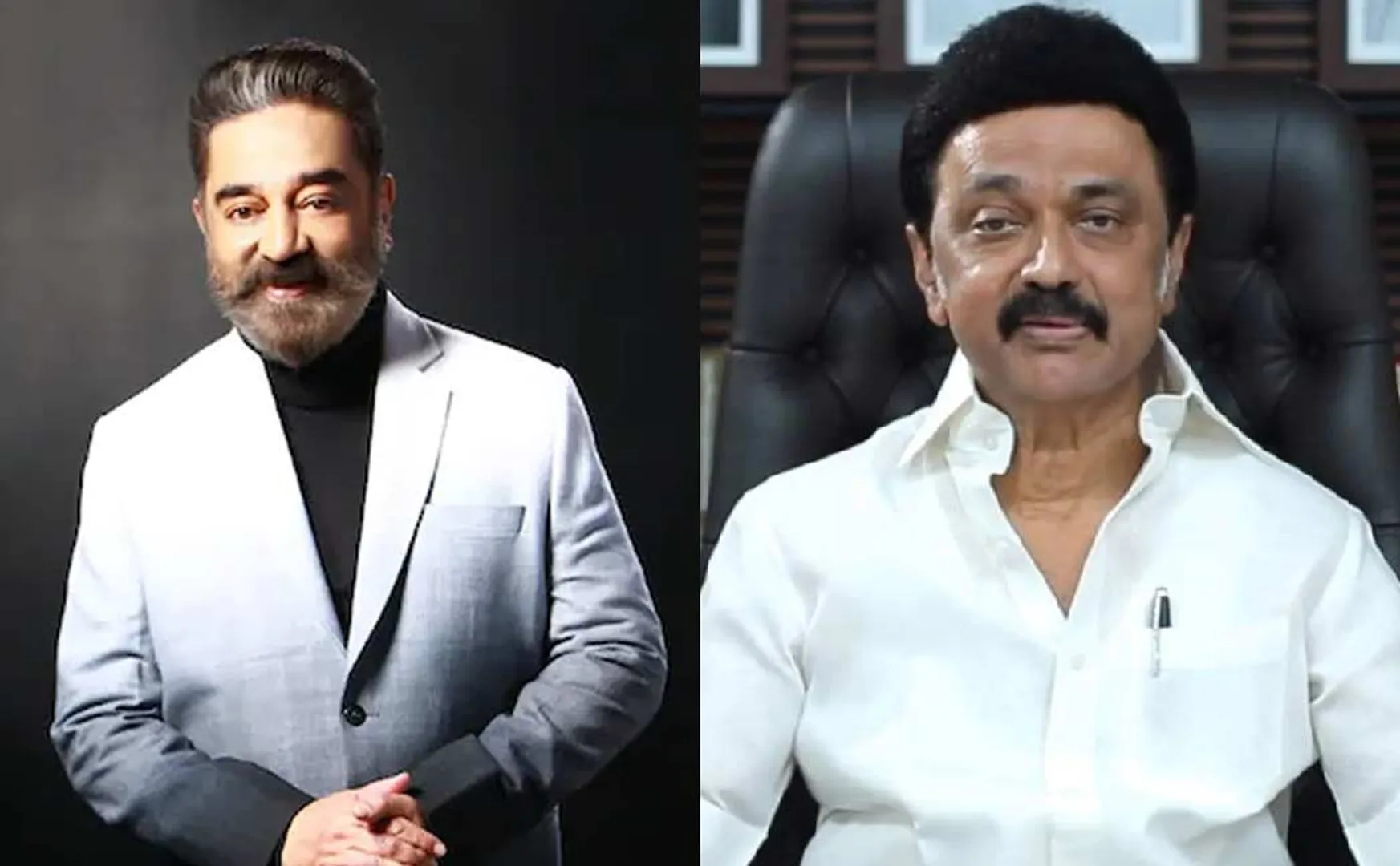 cm stalin wishes kamalhassan for his 68th birthday 