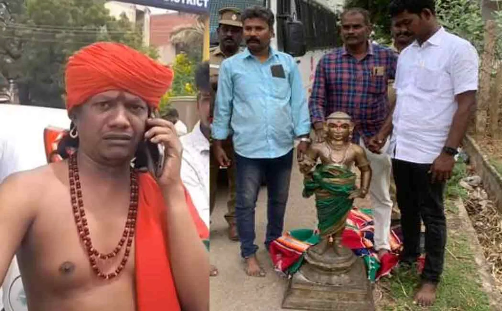 Bhaskarananda in serial controversy; Seizure of ancient Murugan idol