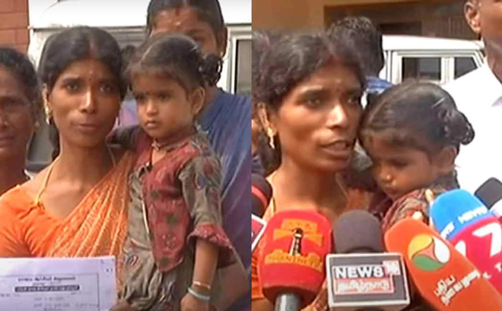  "yesterday has beaten him. whole face is swollen" is a tearful request for the recovery of her husband who is in Malaysia