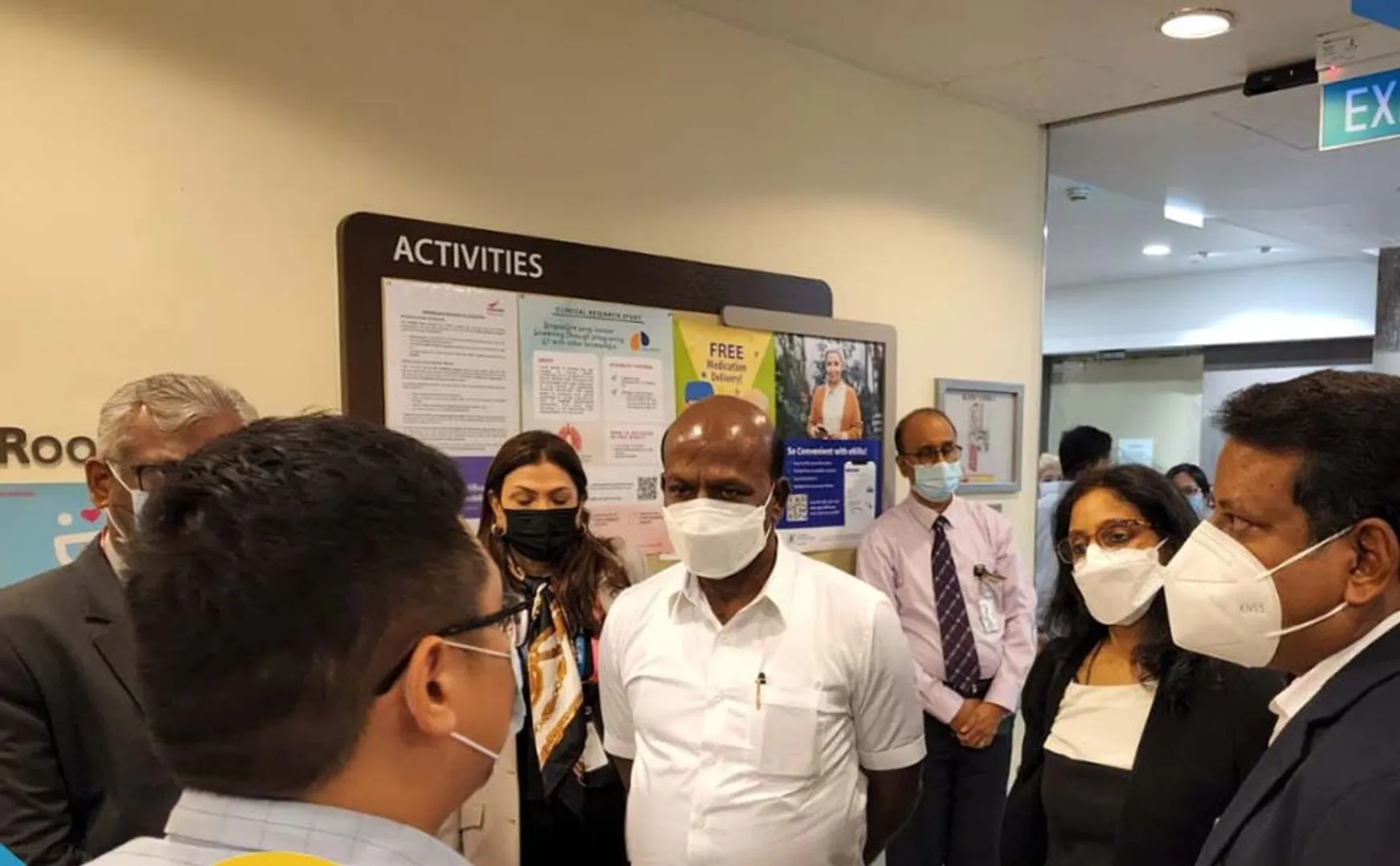 Tamil Nadu Minister M. Subramanian in Singapore! (pictures)