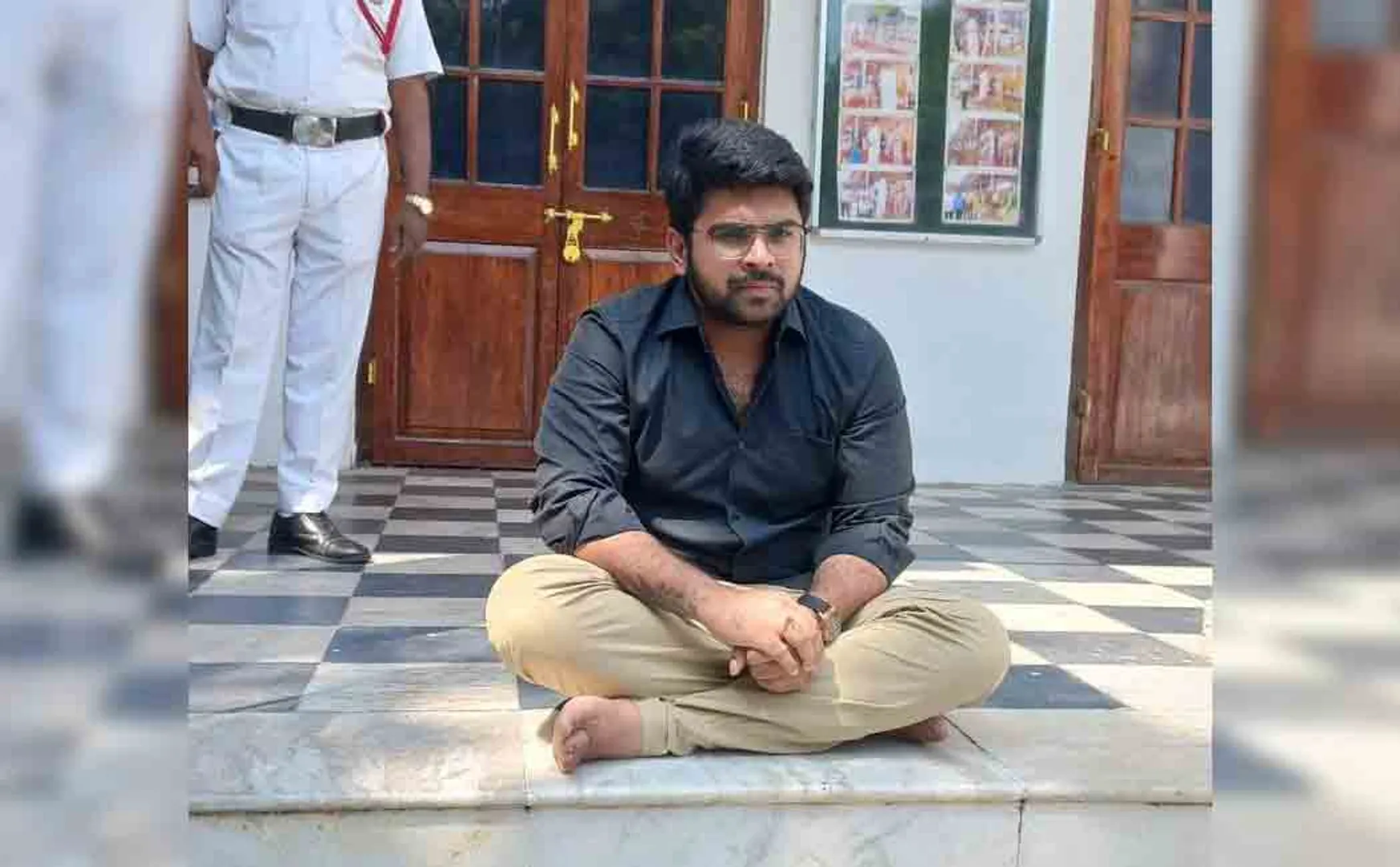 Pondicherry MLA in struggle and complaint on CM Rangasamy 