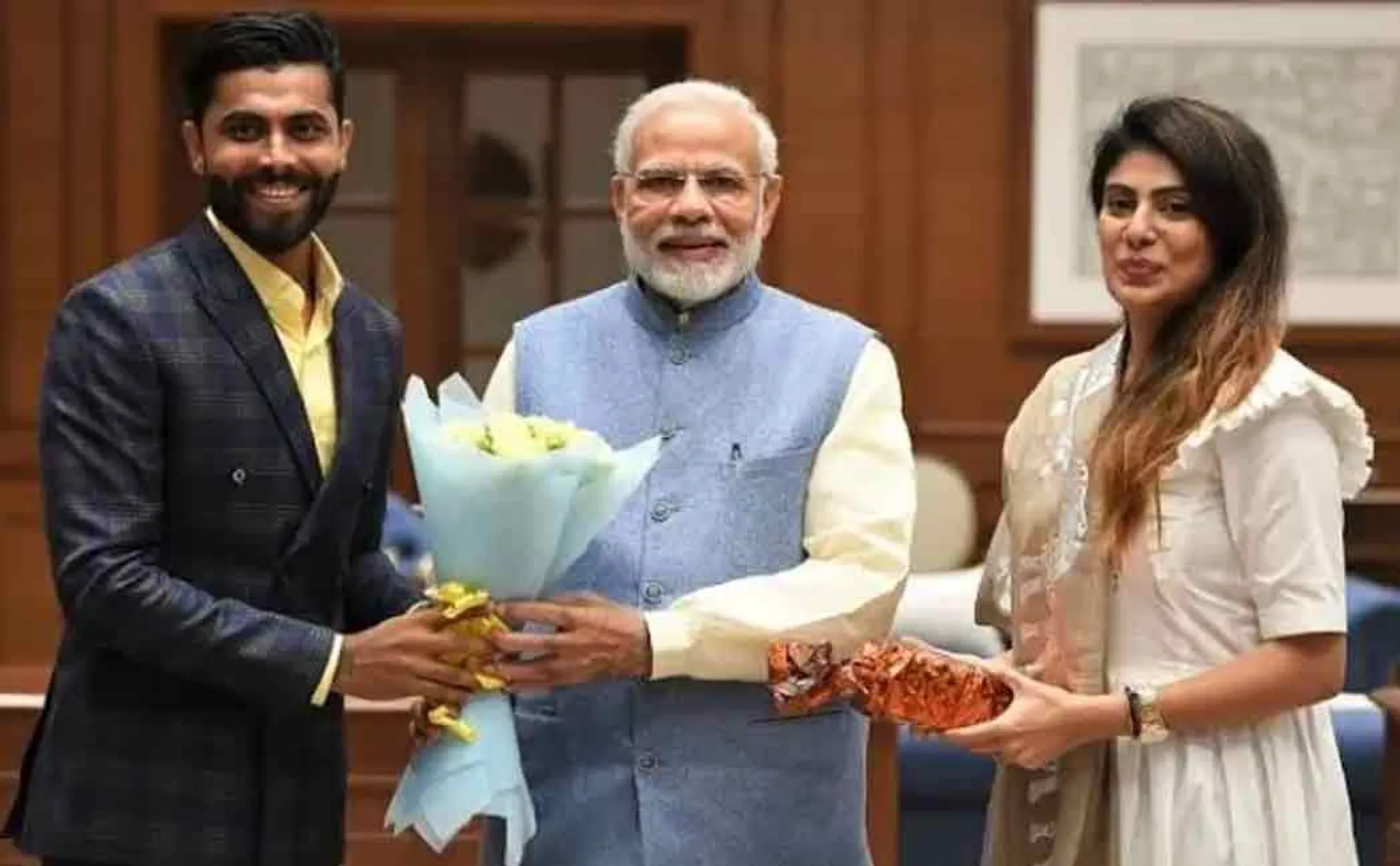 Jadeja's wife contesting MLA elections; Jadeja thanked the Prime Minister..
