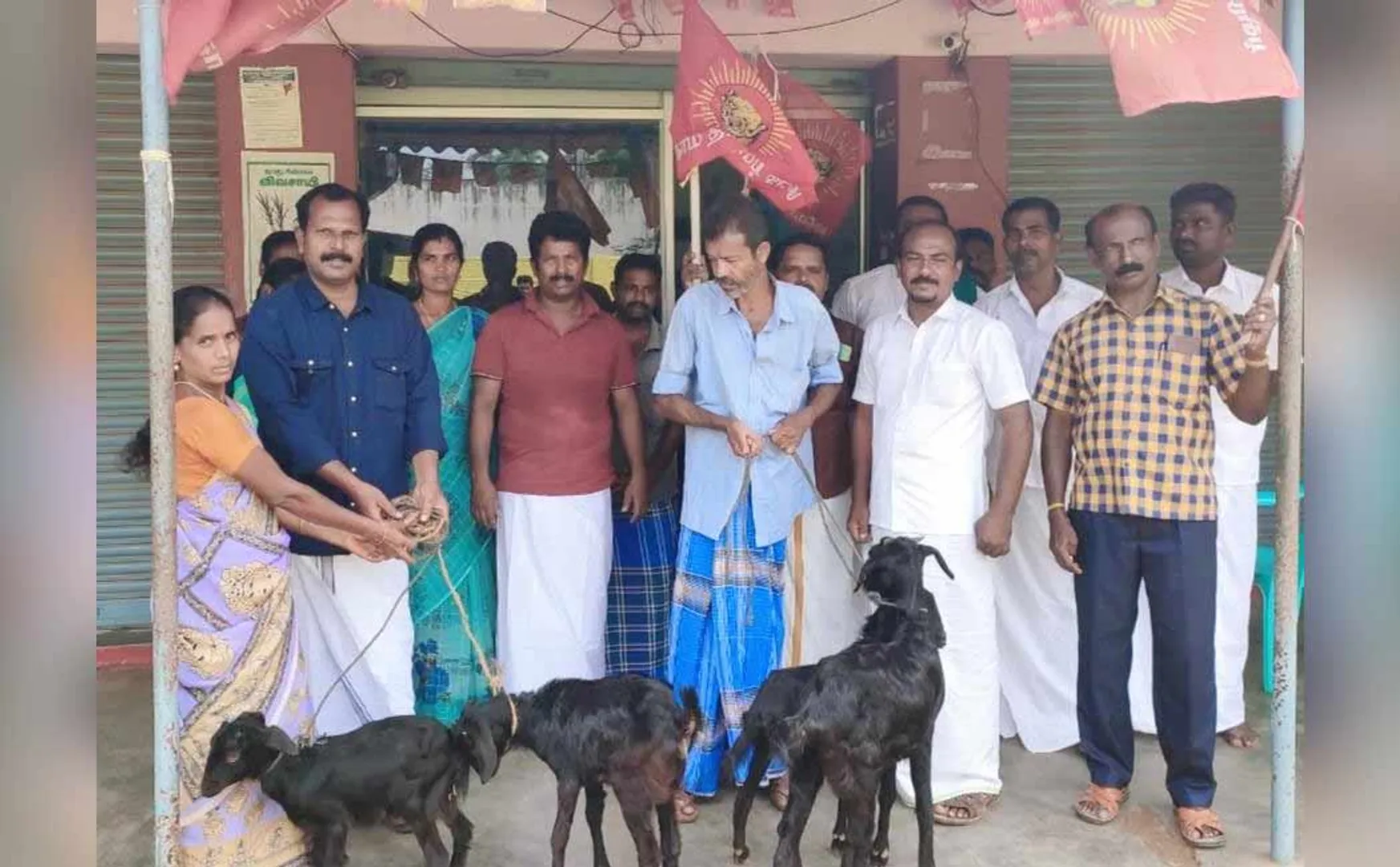 Nam Tamilar Party members offered got to one family 