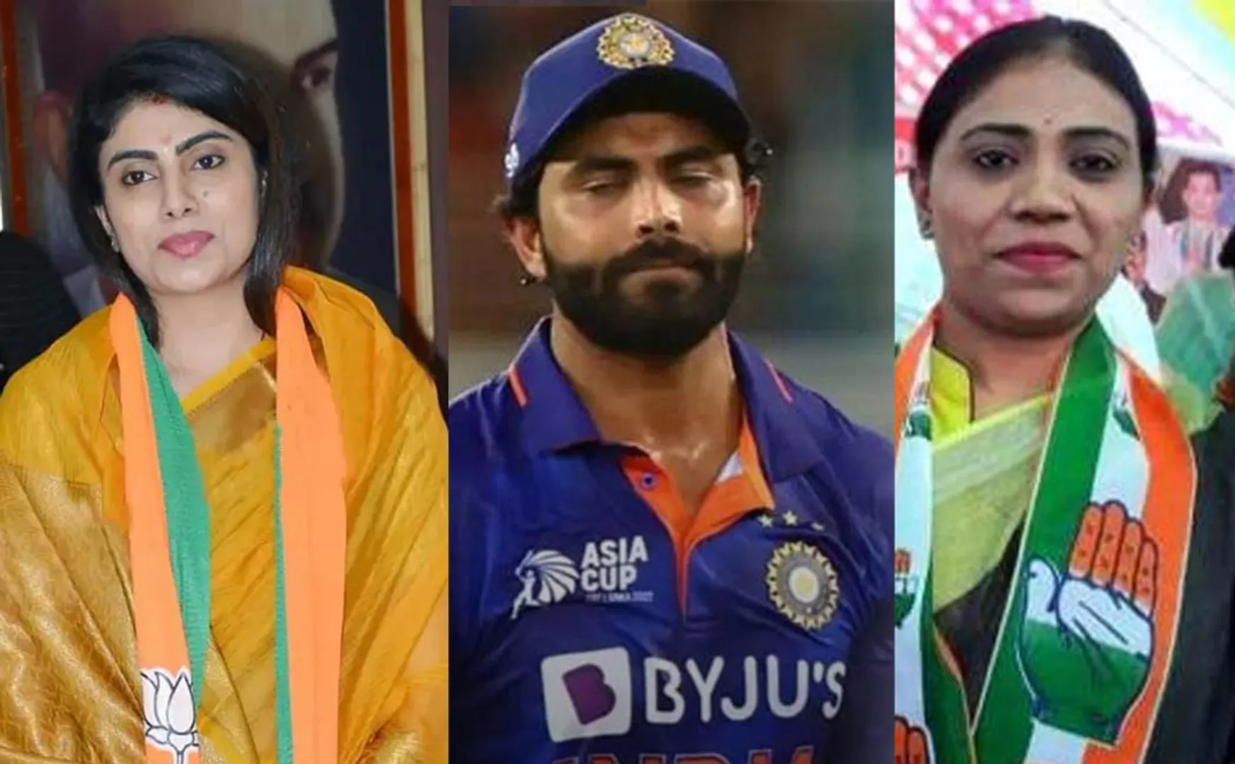 gujarat assmebly election cricketer ravindra jadeja wife bjp and his sister congress 