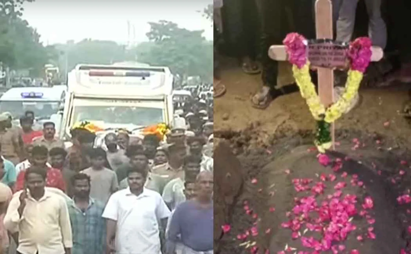 Priya's body was buried