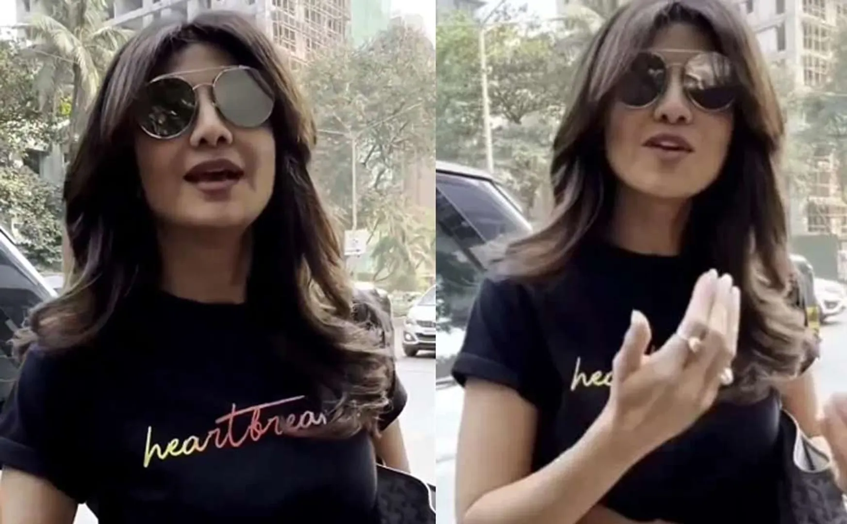 shilpa shetty furiously shouts  at photographer 