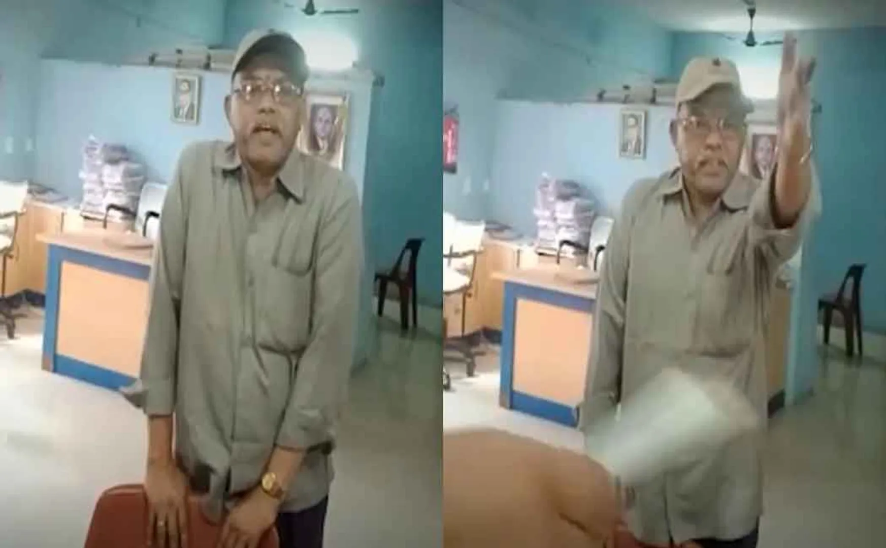 The bank manager treated the customer poorly
