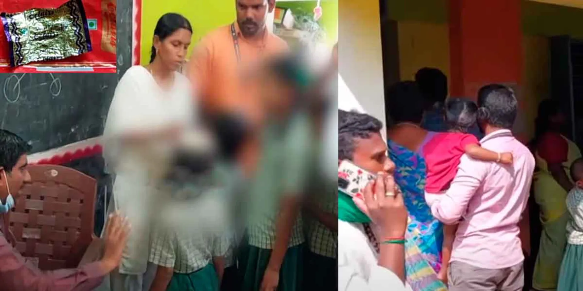 Birthday chocolate given by student; 24 students vomited, fainted