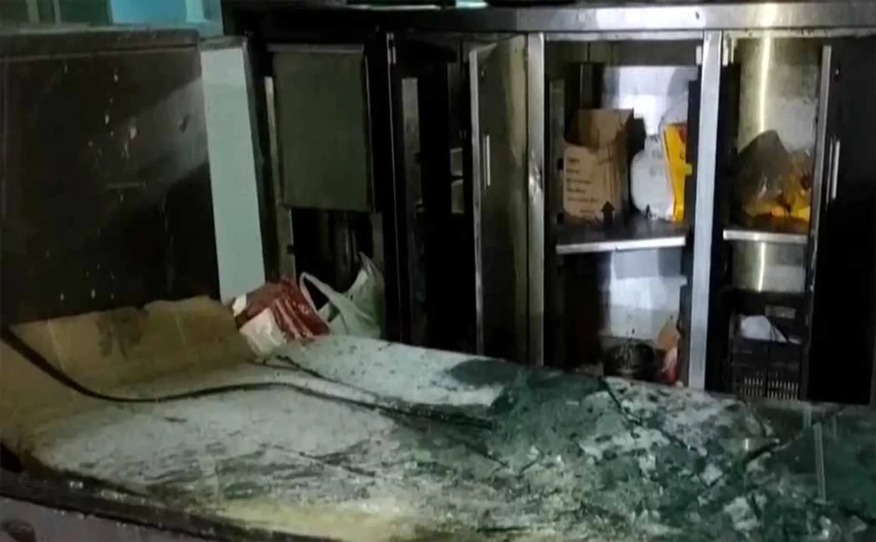 Fire incident  in an express train going to Chennai!