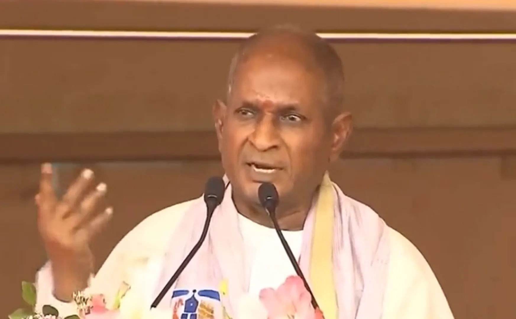 ilaiyaraja speech at kasi tamil sangam event 