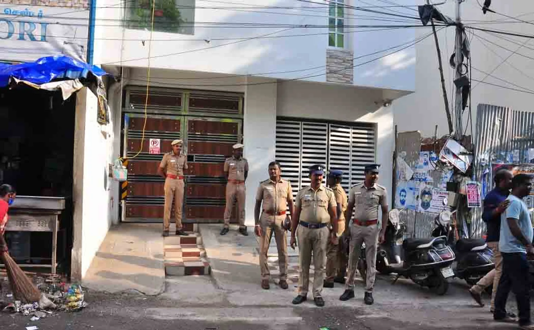 Police raids at four locations in Chennai!