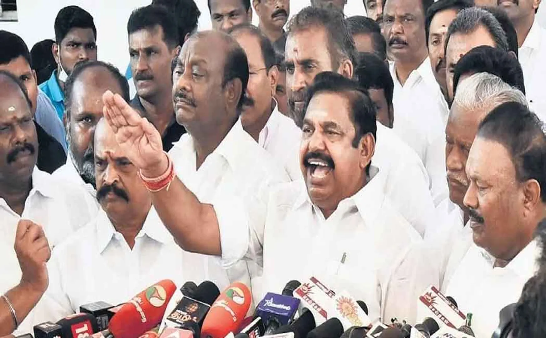 "Save Tamilnadu" Edappadi Palaniswami's speech after meeting the Governor