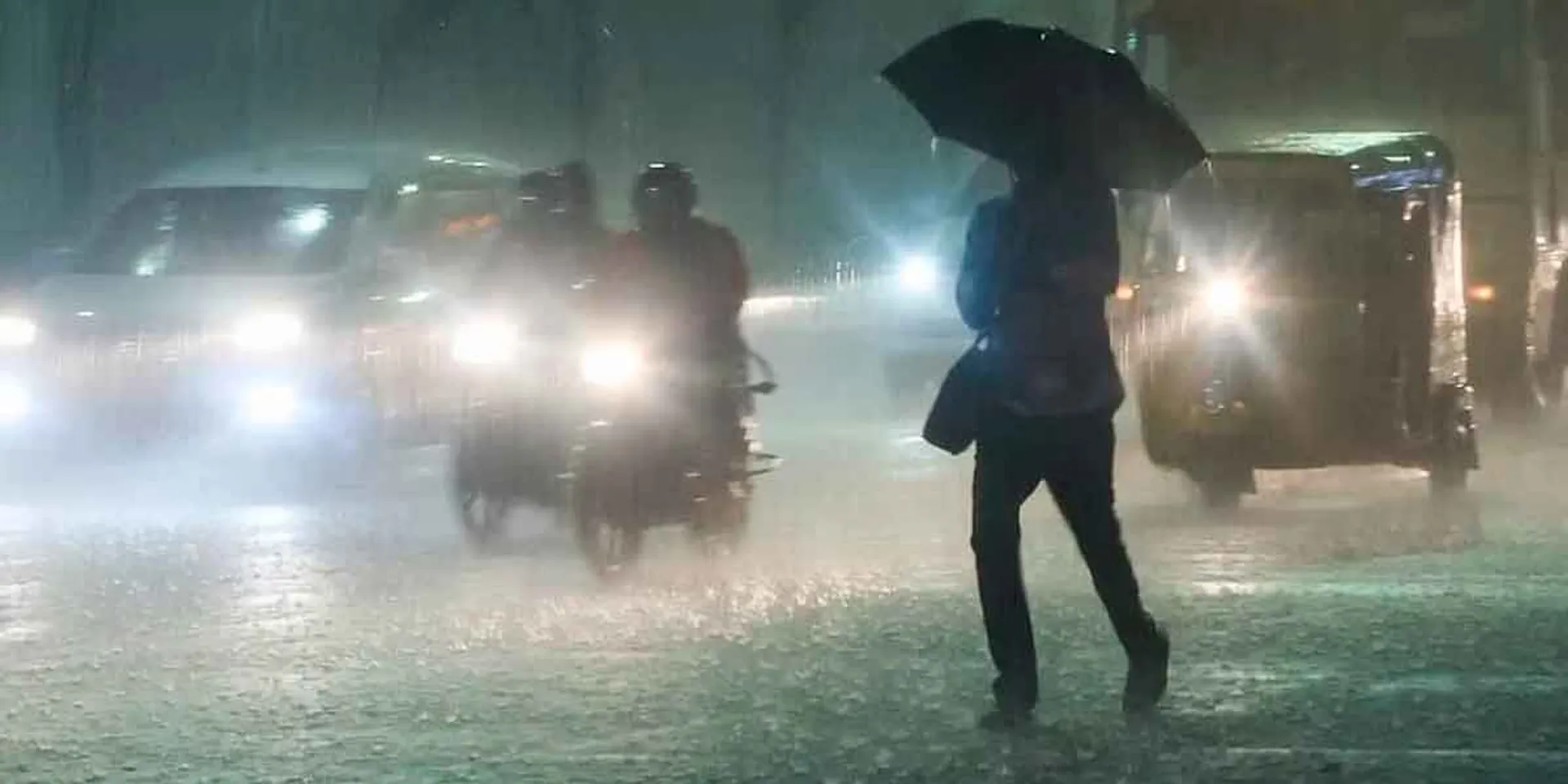 Heavy rain in Velankanni