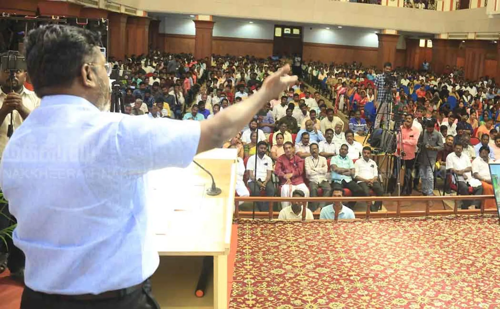 "No matter what caste and religion you are born in, you and I should feel that we are born together" Thol. Thirumavalavan