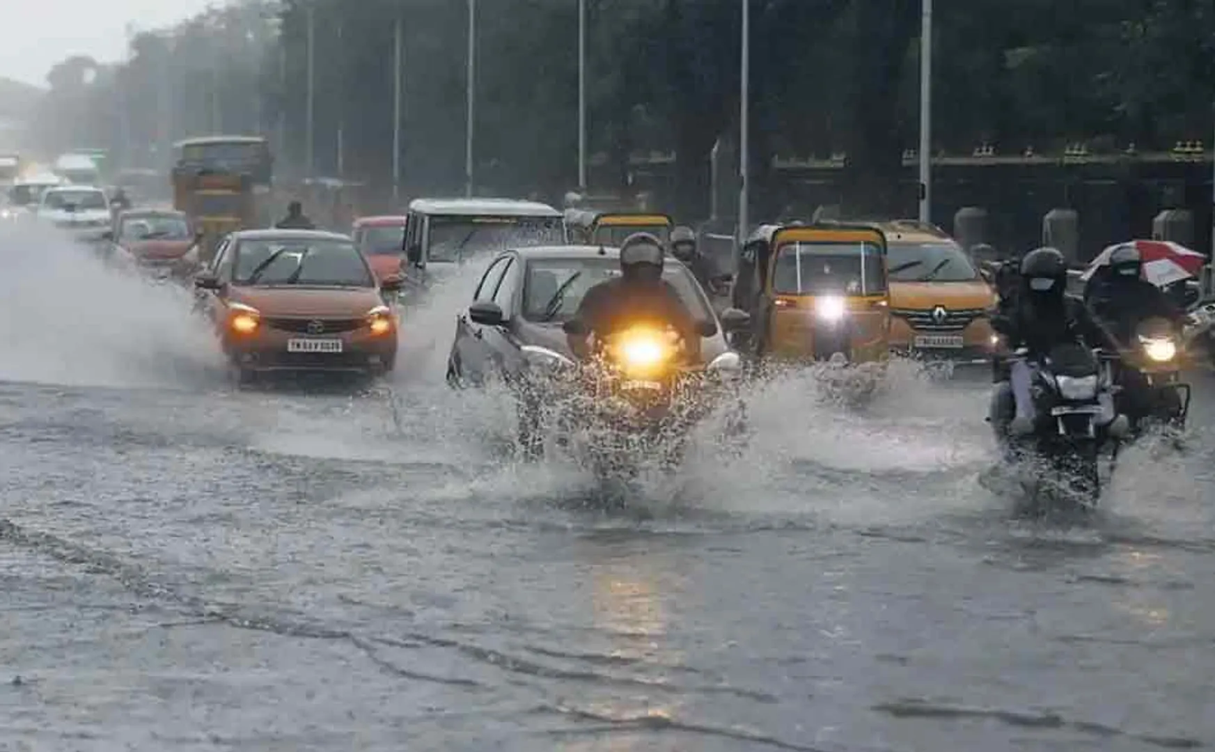 Rain in 9 districts in Tamil Nadu by 10 am