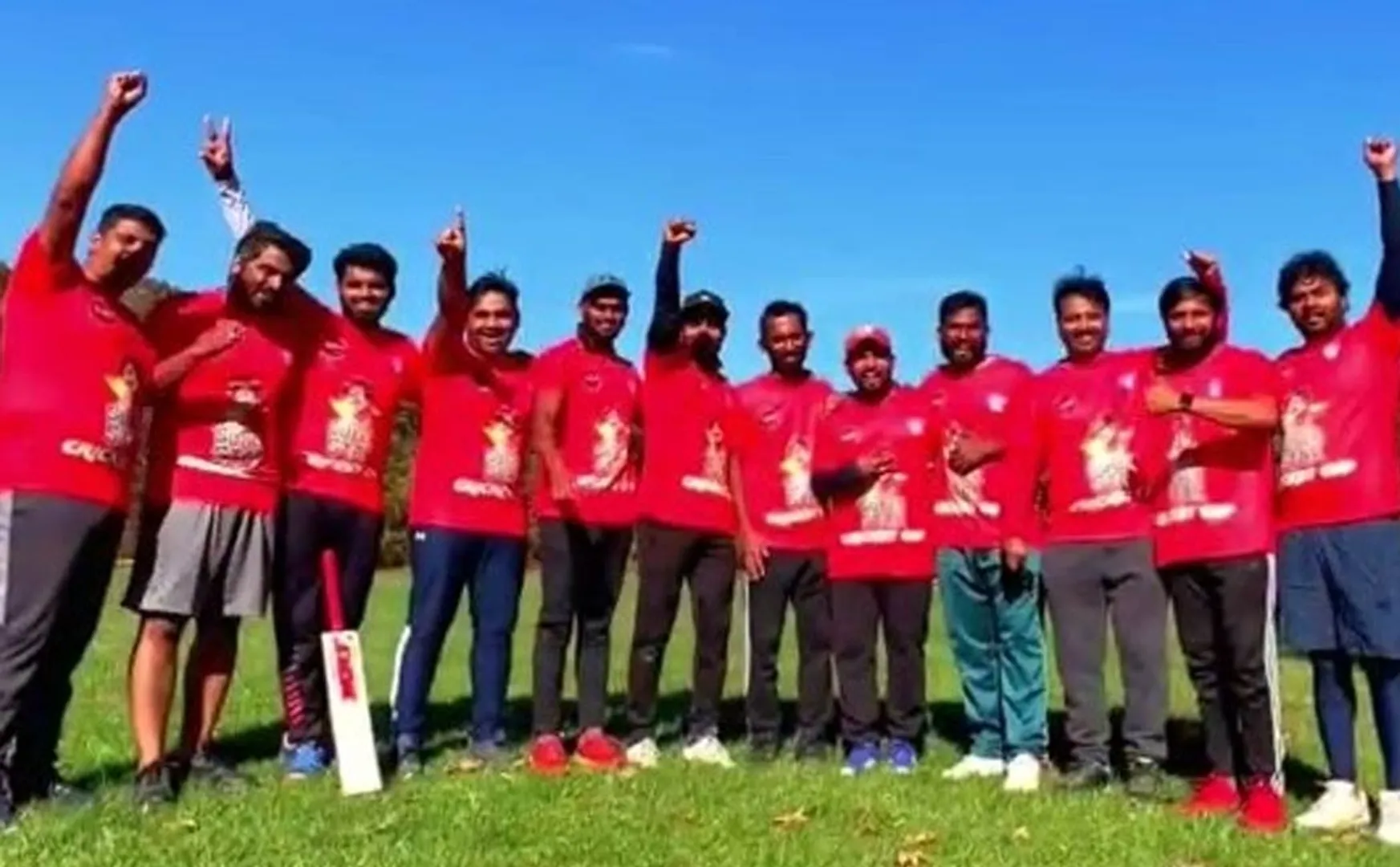 Rajini birthday fans organized a cricket match America win by baba team