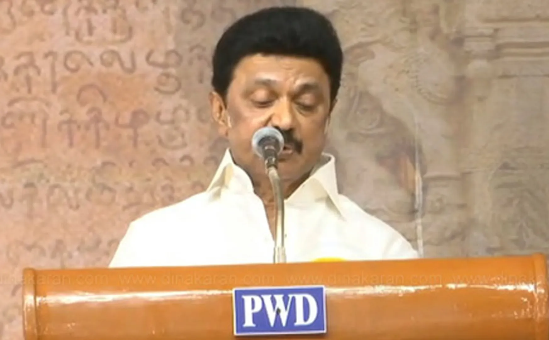 cm stalin talk about law and order issue